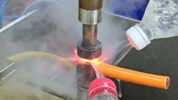 Automotive wire harness collision welding machine #laserweldingmachine #spotweld