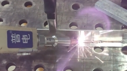 PDKJ Laser welding - Process Welding 2.5mm aluminum plate