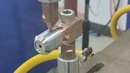 PDKJ standing spot welder welding 0.5mm stainless steel reagent kit shrapnel