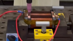 Pdkj robot laser welder  Welding capacitor coil copper wire terminals
