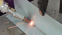PDKJ handheld laser welder Applied to the sheet metal industry Welding1.2mm galv
