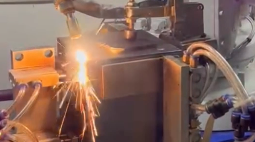 PDKJ robot welding workstation Applied to the sheet metal industry - welding Col