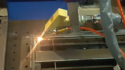 PDKJ robot laser welder Applied to the hardware industry Welded iron 2.0mm batte