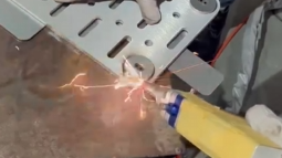 PDKJ handheld laser welder applied to the sheet metal industry Welding - Aluminu
