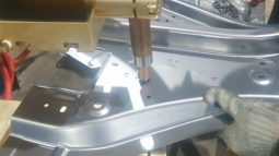 PDKJ vertical intermediate frequency spot welder welding 0.1-0.3mm stainless ste