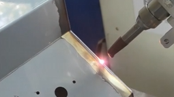PDKJ robot laser welder Applied to the hardware industry Welding 0.6mm stainless