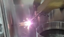 PDKJ handheld laser welding machine weldingAluminum 2.0mm signal shield housing