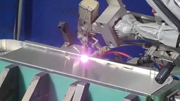 PDKJ robot laser welding machine applied to the hardware industry welding alumin
