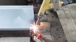 PDKJ robot laser welding machine applied to the hardware industry - welding1.0mm
