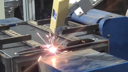 PDKJ Robot laser welding machine welding of 1.2+1.2mm cold-rolled sheet