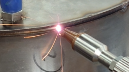 PDKJ Robot laser welding machine Welding 3mm stainless steel vacuum tank body