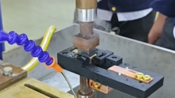 PDKJ Spot welding machine - process welding new energy copper bars #weldingequip