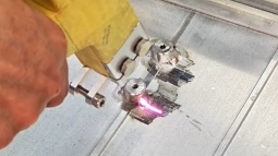 PDKJ Handheld laser welding The effect of rust removal function #weldingequipmen