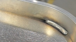 PDKJ handheld laser welding of 1mm aluminum alloy sheet metal #weldingequipment 