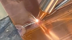 PDKJ handheld laser welding machine for welding 3mm copper conductive sheets  #l