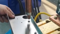PDKJ Spot welder - Process Welding M4-M10 nuts #nutweldingmachine #spotwelding